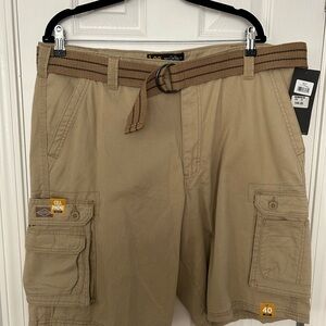 Lee Men's Khaki Cargo Shorts